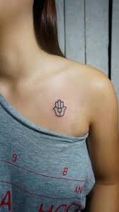 Minimal Hamsa Outline Tattoo Hamsa Tattoo Design Hamsa Tattoo Small Hamsa Tattoo