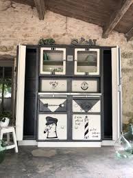 Relooking De Meubles Style Vintage Retro L Atelier De Lou Relooking Meuble Mobilier De Salon Style Vintage