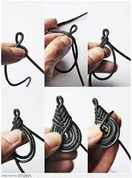 Basteln Mit Leder Teil 3 Geflochtene Ohrhanger Filiz Na Stylowi Pl Leather Earrings Leather Jewelry Diy Jewelry