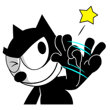 The Wonderful World Of Nini Chaospochi Felix The Cat Has Line Stickers Felix The Cats Spiderman Art Classic Cartoon Characters