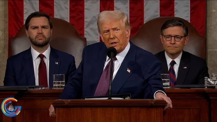 Republicans celebrate, Democrats protest as President Trump addresses  Congress