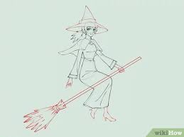 How To Draw A Witch With Pictures Wikihow