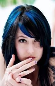 Hair Do You Like Funky Streaks And Colors Or No Hair Streaks Beautiful Black Hair Blue Hair Streaks