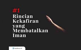 Para ulama berbeda pendapat dalam perkara darah yang keluar dari selain dua jalan. Rincian Kekafiran Yang Membatalkan Iman Bag 1 Muslim Or Id