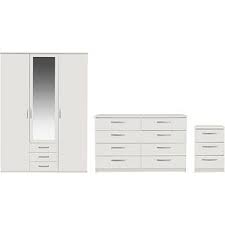 Buy Argos Home Hallingford 3 Piece 3 Door Wardrobe Set White Bedroom Furniture Sets Argos White Bedroom Set Furniture White Bedroom Furniture Argos Home