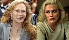 Ever Notice How Much Cathy Moriarty R Resembles Faye Dunaway L Faye Dunaway Cathy Moriarty Celebrities