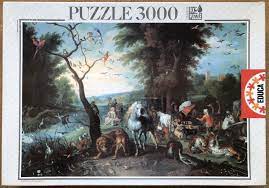 Product titlemasterpieces noah's ark 500 piece puzzle. 3000 Educa Noah S Ark Jan Brueghel The Younger Rare Puzzles Noahs Ark Beautiful Puzzles Puzzle Art