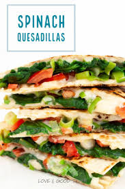 Spinach Quesadillas Recipe Vegetarian Recipes Healthy Vegetarian Recipes Easy Vegetarian