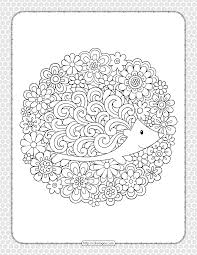 Kids or adults, girls or boys, young or old. Hedgehog Coloring Pages