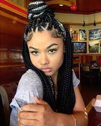 Black and grey box braids. Pin On Braids