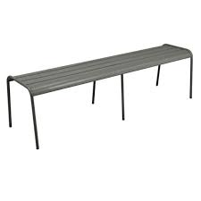 Banc Fermob Monceau Xl Acier L160 Cm Romarin Sitzgelegenheiten Anthrazit Design