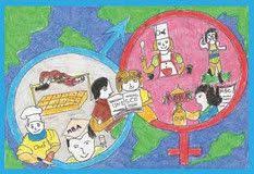 These Drawings Come From The Annual 2011 Ungei Asia Pacific Drawing Contest Under The Theme How Does Girls And Boys Equali Education Help Education Equality