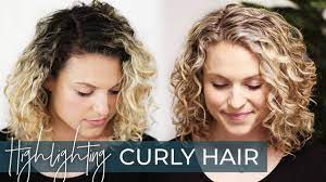 How To Highlight Curly Hair My Favorite Blonde Highlighting Technique With A Base Bump Highlights Curly Hair Blonde Highlights Curly Hair Blonde Curly Hair