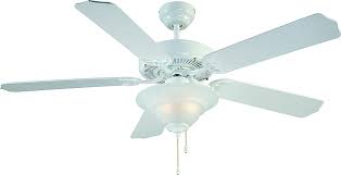 It includes blades that are reversible: Boston Harbor 0754523 52 Inch White Ceiling Fan Light Kit At Sutherlands
