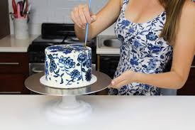 Painted Buttercream Cake Easy Tutorial Chelsweets Recipe Butter Cream Buttercream Cake Painted Cakes