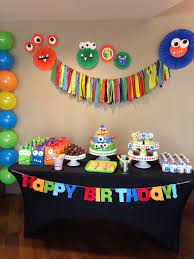 ··· construction birthday party supplies excavator theme fire truck cup cake topper for boy kids birthday party decorations. Monster Party Monster 1st Birthdays Boy Birthday Parties Monster First Birthday