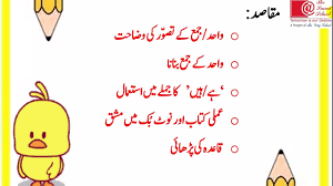 Latest & best collection worksheets for learning urdu by sk kids time (subkuch web). Wahid Jama Urdu Kg The Smart School Ghotki Campus Youtube