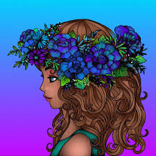 You can choose flowers, cute animals etc. Pretty Little Girl Colorfly Coloring Book For Adults Facebook