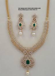 Sri Mahalaxmi Gems And Jewellers Present Here One Of Best Liked Diamond N Diamond Necklace Designs Gold Necklace Indian Bridal Jewelry Diamond Pendant Jewelry
