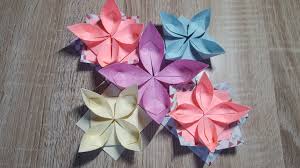 Einfache Origami Blume Falten Wasserlilie How To Make An Origami Water Lily Youtube Easy Origami Flower Origami Water Lily Origami Flowers