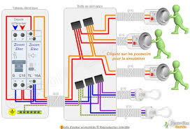 Montage Cablage Branchement D Un Telerupteur Et Boutons Poussoirs Comment Brancher Un Telerupteur Contacteur Electrique Electricite Schema Electrique