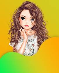 Models Topmodel By Depesche Uk Fashion Illustration Sketches Face Girl Cartoon Characters Cute Girl Drawing