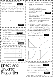 Exam Questions Direct And Inverse Proportion This Or That Questions Gcse Maths Revision Math