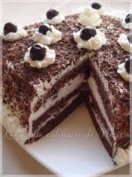 Foret Noire Le Monde Culinaire De Meriem Gateau Facile Et Original Creme Pour Gateau Gateau Facile