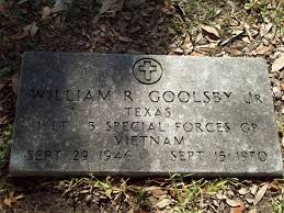 1LT William Ray Goolsby Jr. (1946-1970)