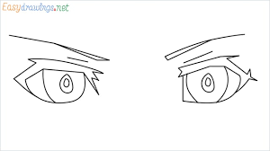 How to draw a manga male head. How To Draw Anime Eyes Step By Step 2 Examples