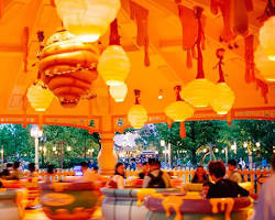 Image of Winnie the Pooh's Hunny Pot in Disneyland