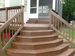 Building your own deck stairs might seem complicated, but it doesn't have to be! Deck Stairs Curve Decking Patio Wood Building New Home Design Outdoor On Hill Wooden Stair Calculator Recognizealeader Club