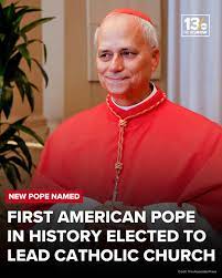 13News - BREAKING NEWS: Former Cardinal Robert Francis Prevost has been  elected as the new Pope, the first American to be elected in history.  Francis brought Prevost, 69, to the Vatican in