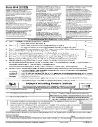 So those who will submit a paper form can use the irs version. Form W 4 Wikiwand