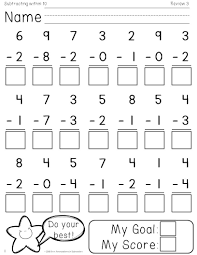 Use our subtraction practice videos and printable math flash cards (below) to teach the subtraction facts in kindergarten and first grade or as a review in second and third grade subtraction. First Grade Subtraction Timed Tests Subtract 0 10 From Firm Foundations In Educat Math Subtraction Subtraction Worksheets Kindergarten Subtraction Worksheets