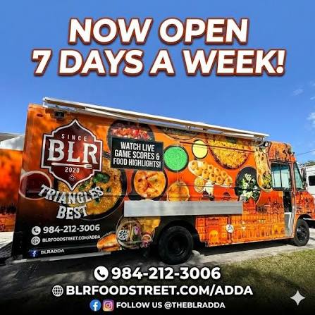 BLR Food Truck (The BLR Adda) — Indian restaurant food truck in Fuquay-Varina, North Carolina