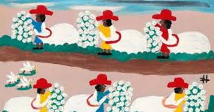 Clementine Hunter A Slice Of Americana And Real Treasure From Down On Cane River Clementine Hunter Louisiana Art Primitive Painting