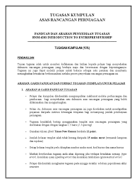 Apa dia contoh perniagaan yang mudah dan menguntungkan? Assignment Guideline Bnm 4283 Intro To Entrepreneurship