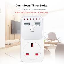 22mm algiata matt grey marble effect chipboard & laminate round edge kitchen worktop, (l)3000mm. Buy Countdown Timer Socket With 2 Usb Ports 5v 2 1a Outlet Plug In Time Controller Switch For Electrical Appliances Uk Plug Ac 230v At Affordable Prices Free Shipping Real Reviews With