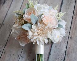 Artificial bouquet wedding bouquet blue roses high quality etsy. Wedding Bouquets Etsy