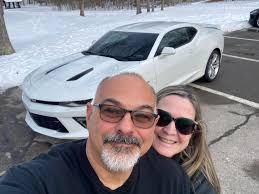 Camaro owners enjoying sunny weather in Ohio