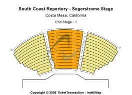 South Coast Repertory Segerstrom Stage Tickets In Costa