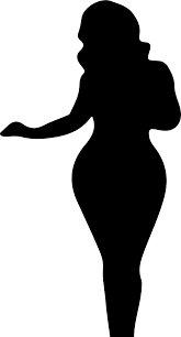 Full Figured Woman Silhouette In 2021 Black Woman Silhouette Woman Silhouette Silhouette Clip Art