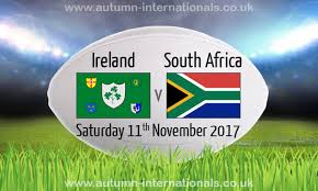 I dont expect a repeat. Ireland 38 3 South Africa Autumn International 11 Nov 2017