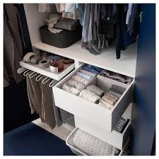 Komplement Box Light Gray 9 7 8x10 3 8x4 3 4 Ikea Ikea Komplement Bedroom Closet Design Pax Wardrobe