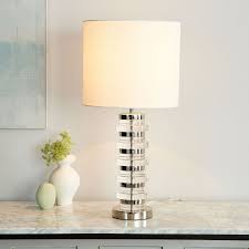 Clear Disk Table Lamp Usb Polished Nickel In 2020 Table Lamp Best Desk Lamp Lamp