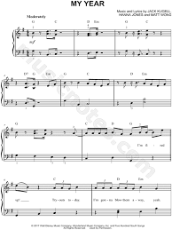 Browse our 1 arrangement of disney piano medley. sheet music is available for piano with 1 scoring in 3 genres. My Year From Zombies Disney Musical Sheet Music Easy Piano In G Major Download Print Sku Mn0183745