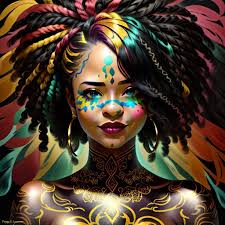 Black Woman, Artist LEA ROCHE