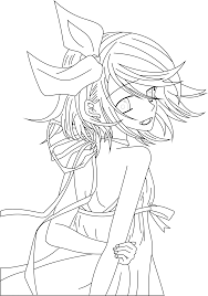 This is my first ever lineart coloring video.all colored by mouse.!!! Kagamine Rin Suisou Catharis Lineart By Kagaminedanterow On Deviantart