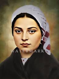 St. Bernadette Soubirous of Lourdes DIGITAL DOWNLOAD Custom Digital Oil  Painting